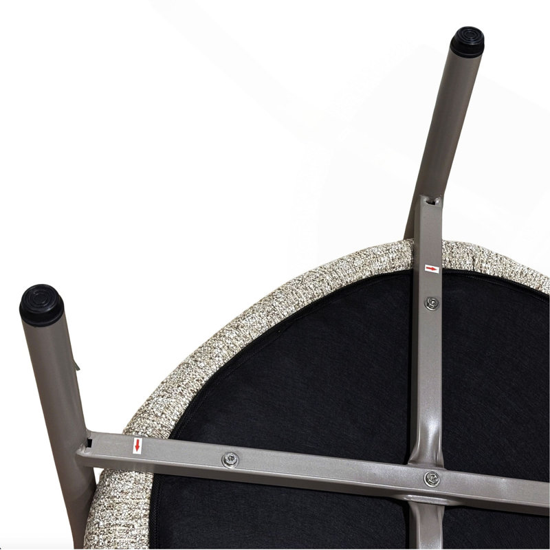 Ensemble de chaises d'appoint 2 pièces Modern, Gris chaleureux, Gris chaleureux