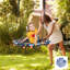 Trampoline pliable pour tout-petits 3 'avec guidon Gymax