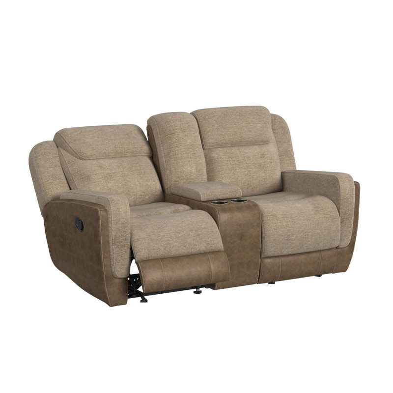 Causeuse avec glissière Motion, Polyester beige