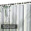 Rideau de douche avec 12 crochets Mountain Landscape Hill Field Road Sunset-676202279