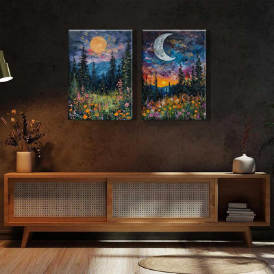 2 Piece Wrapped Canvas Print