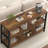 Horizontal Bookshelf, Modern Cube Storage Organizer Bookcase Wide Bookshelves, Industrial Wood Metal Book Shelf, Cube Shelf for Office Home Living Room-1978704497-1955981622