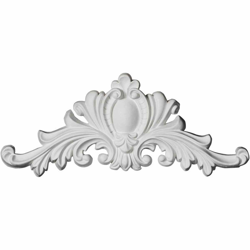 Marcella 5'' H x 12.63'' W x 1.38'' D Urethane Onlay Scroll
