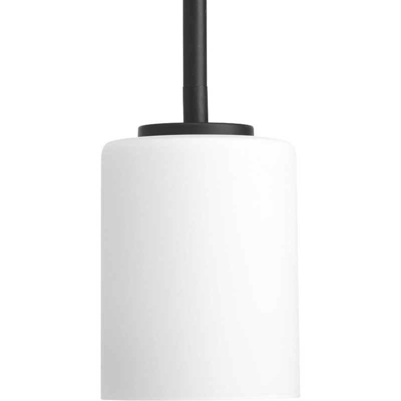 Luminaire suspendu cylindrique à 1 lumière Sarsfield, Noir