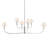  6-Light Classic Shaded Arm Chandelier-111187513-111187515