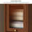 Retro Nut-brown Standard Solid Wood Bookcase