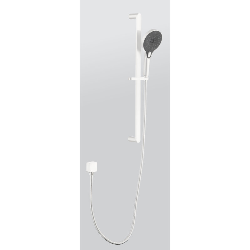 Robinets et systèmes de douche modernes en acier inoxydable, réglables à main avec barre coulissante