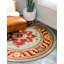 Tapis crème / rouge / gris Lauri Southwestern-287850702
