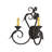 Iron Candle Wall Light
