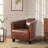 Madison Upholstered Swivel Barrel Chair
