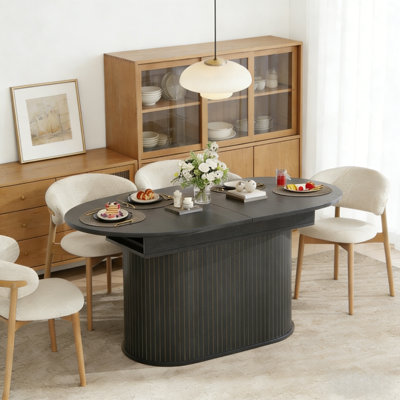 Table de salle à manger extensible Mid-Century