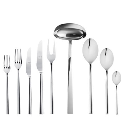 Atena Flatware Set - 39 Pieces - Stainless Steel