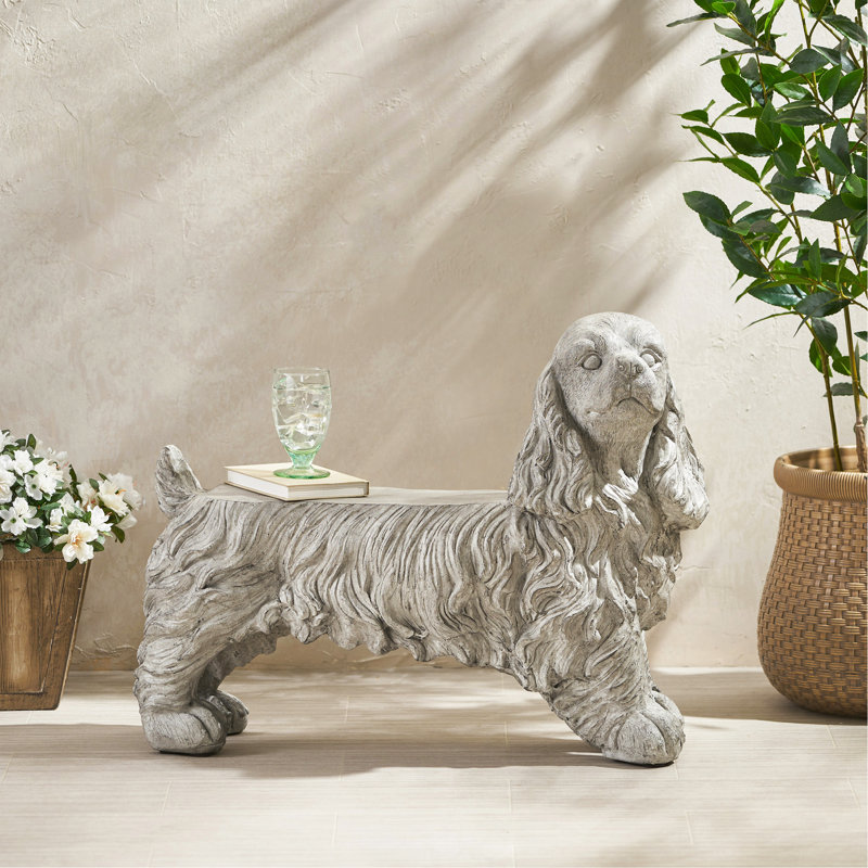 STATUE DE COWER SPANIEL DOG