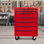 Armoire à outils à 7 tiroirs, coffre à outils en métal de grande capacité avec roulettes et verrous à cylindres, chariot à outils de rangement à roulettes pour garage, entrepôt, atelier
