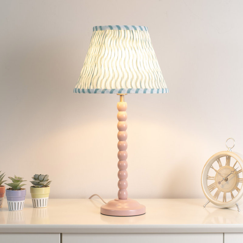 Riza Tapered Pleated Fabric Lamp Shade, 15cm H x 27.5cm W x 27.5cm D