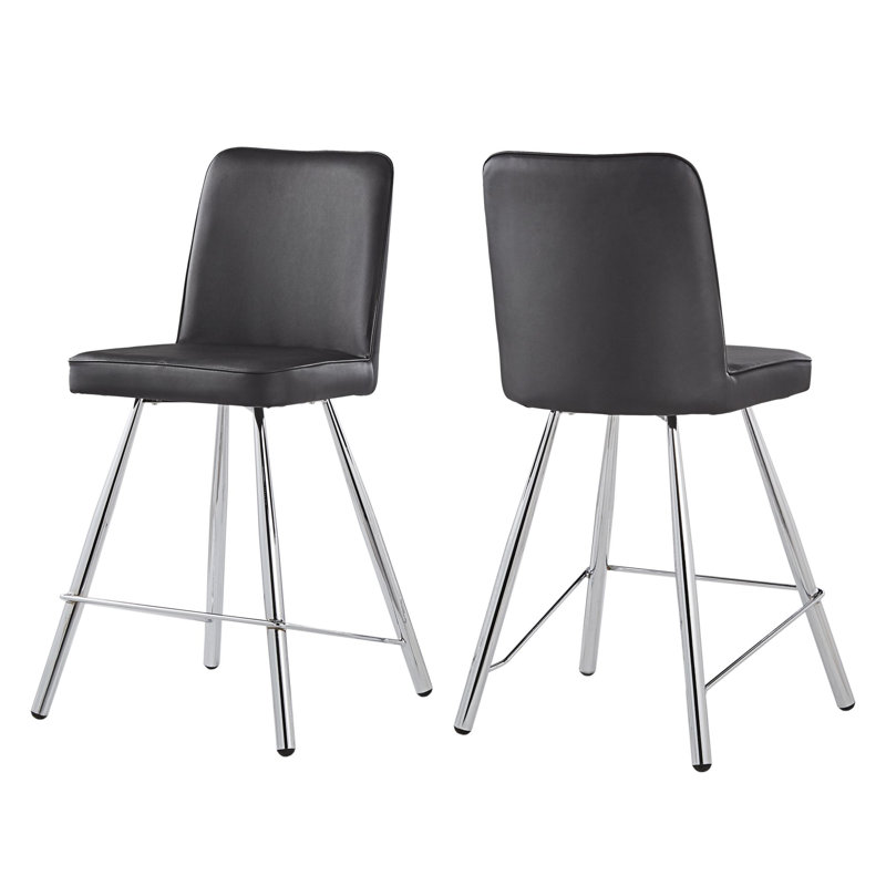 Tabouret de comptoir 24,8 po Knaresborough, Noir