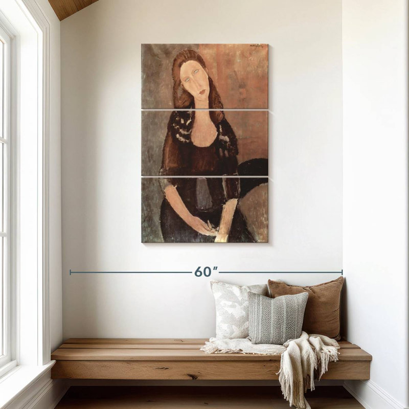 Leisha, portrait de Jeann Hebuterne, H 45 po x l 28 po