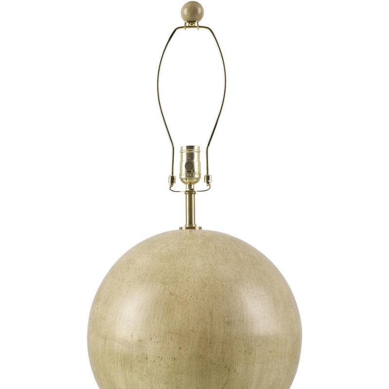 Chakera Accent Table Lamp, Light Gray