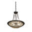 Luminaire suspendu bol 4 lumières Nannie