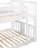 Low Bunk Bed with Reversible Slide-278512499-278512508
