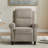 34.6’’ Push Back Recliner Chair With Adjustable Backrest & Footrest-389045530