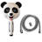 Panda Rain Handheld Shower Head-99223565
