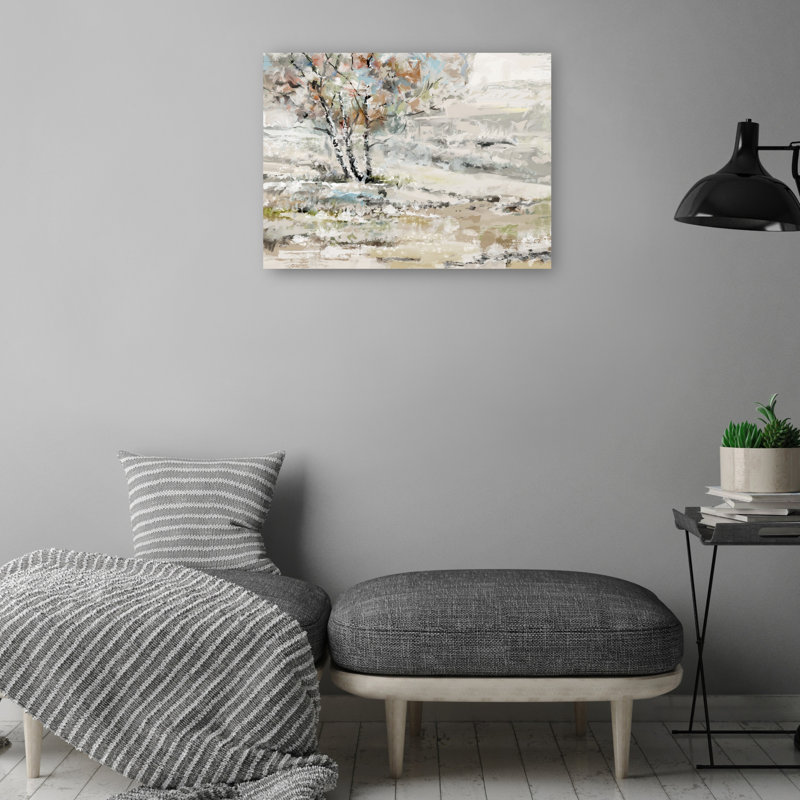 «Meadow Tree» par Studio Arts, reproduction d'art sur toile, Toile tendue, H 11 po x l 14 po x P 1,5 po