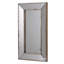 Miroir décoratif carré patiné argent pour le salon, le vestibule, le bureau, la chambre à coucher et le couloir-102054651
