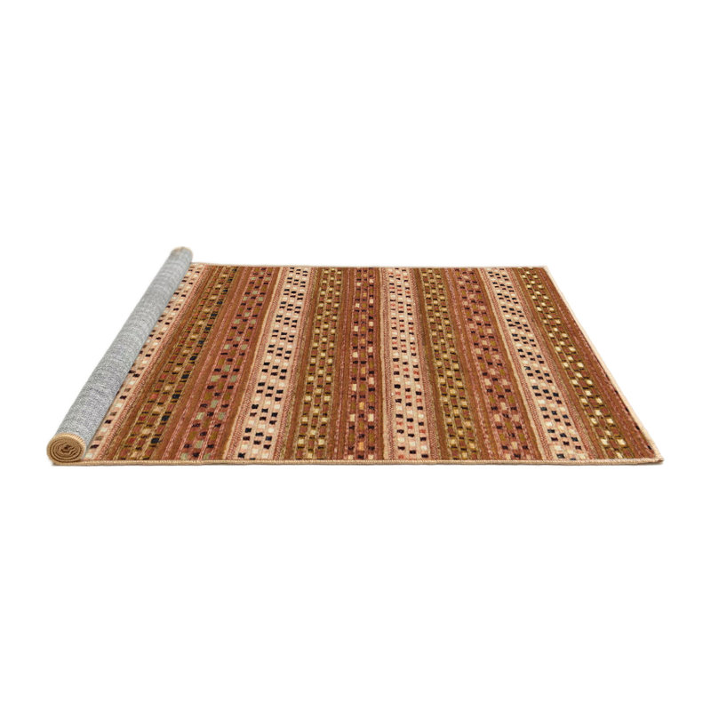 Striped Indoor Rug, Round 5'