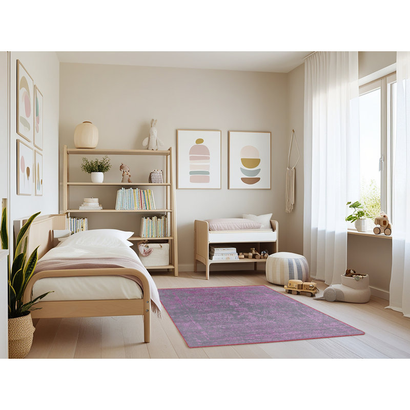 Floral Indoor Rug, Rectangle 4' x 6'