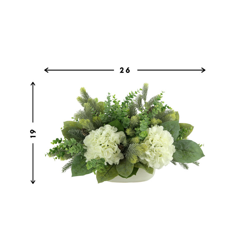 Arrangement de vacances Jeydy hortensia, pin et eucalyptus