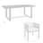 Scotia Patio Dining Set Rectangular Table with Cushions Included-104596856