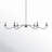 Zoyla 6-Light Chandelier in Matte Black-1745263087