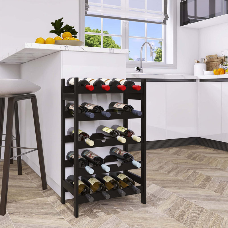 Bhavika Wine Bottle Rack Black
