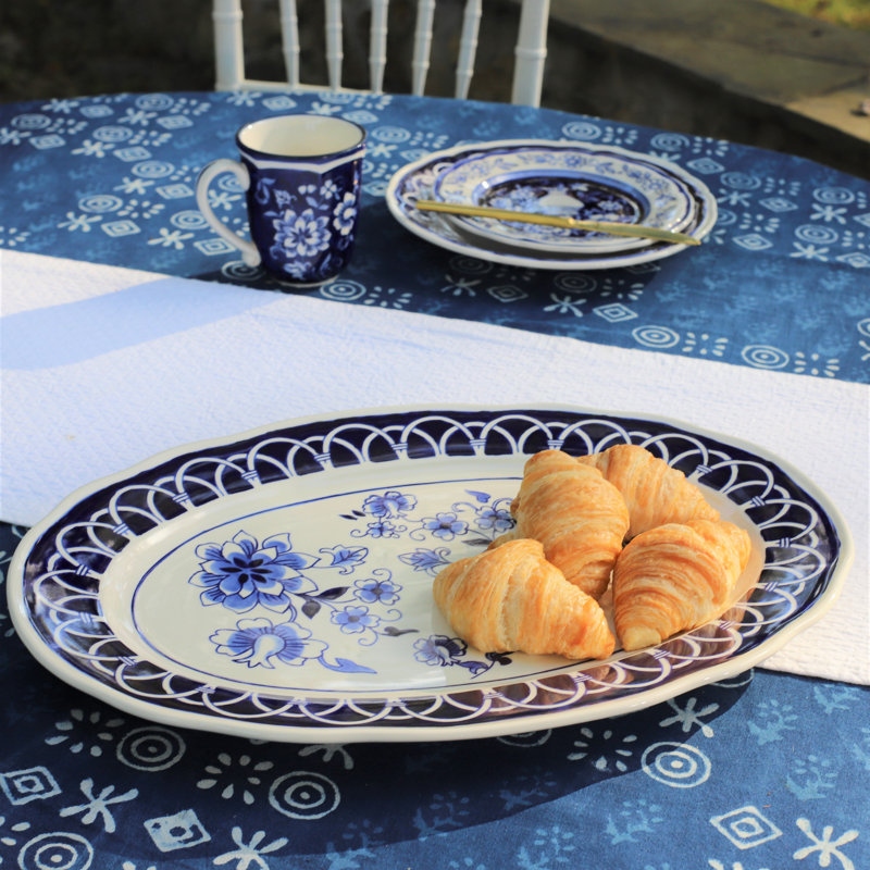 Plateau de service 18 "Blue Garden