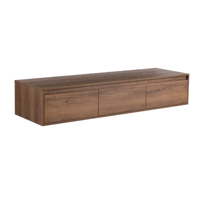 60" Bathroom Cabinet,Soft Close Drawer,Float Mounting Design