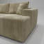  Canapé-lit convertible 78,8 po sans os, ensemble modulaire 2 pièces, sans assemblage - beige cachemire, velours-974009771-987822272-987822281