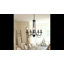 Lustre 5 lumières façon bougie Araiah noir
