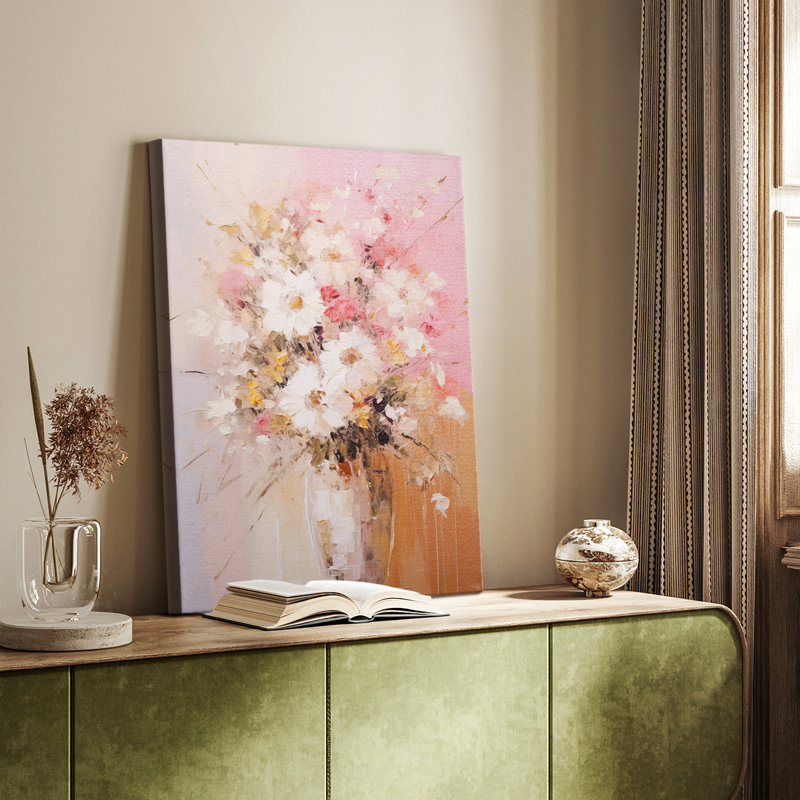 FLORAL Series CECLXIX - Cavas de galerie sur mesure, H 18 po x l 12 po