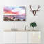 Pink Sunset Over The Ocean - Wrapped Canvas-56631639
