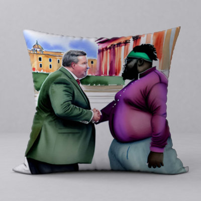 Reversible Throw Pillow