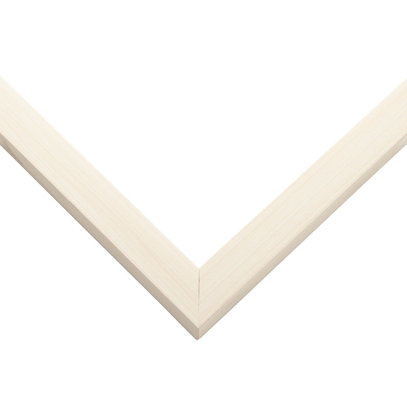 Plassie Solid Wood Picture Frame, 10" W x 50" H, White