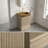 20'' Modern Small Bathroom Vanity with Sink & Soft Close Door, Gold 304 Metal Basin, Big Storage for Small Bathrooms, Powder Rooms, Apartments, Hotels-1928211384
