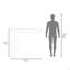 Table de bar H 43,1 po, 3 tablettes, blanc - Cuisine
