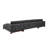 Stever 150 " Corduroy U-Shaped Corner Sectional-1894990512