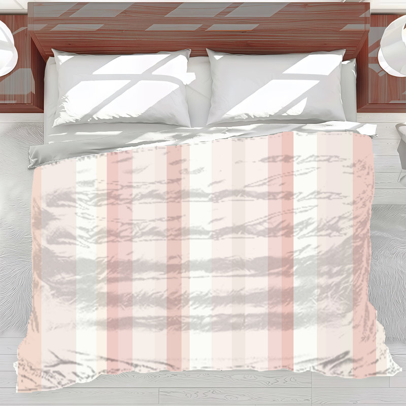Polyester Striped Comforter, King Comforter