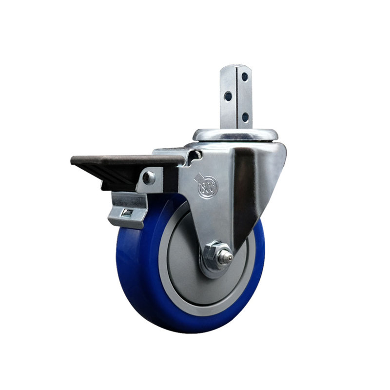 Polyurethane Casters, Blue