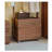 Premium Coat Rack with Silent Drawers Black Walnut