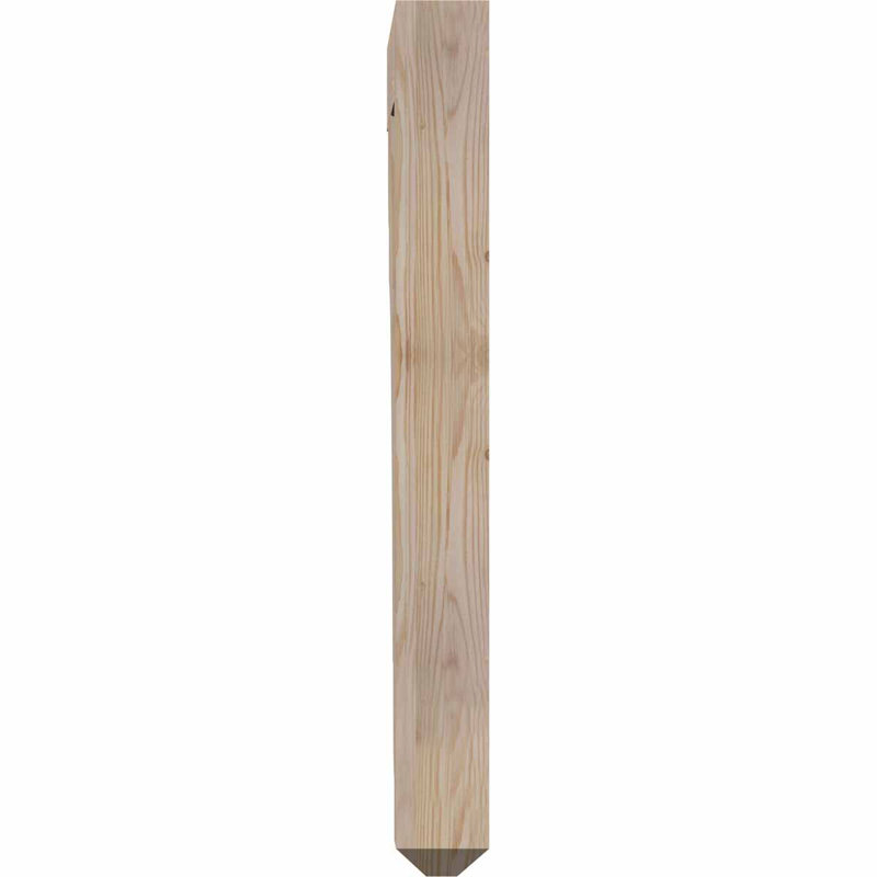 Olympic Craftsman Bracket, 34"H x 3.5"W x 22"D, Douglas Fir (Smooth)