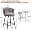 Tabouret de bar pivotant à motif courbé-1118160425-1291431362